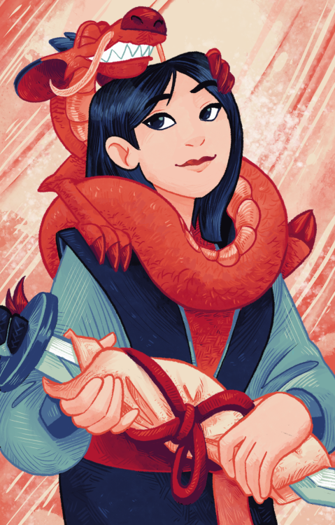 Some Mulan fanart for mother’s day tomorrow bc it’s my mom’s fave Disney movie.