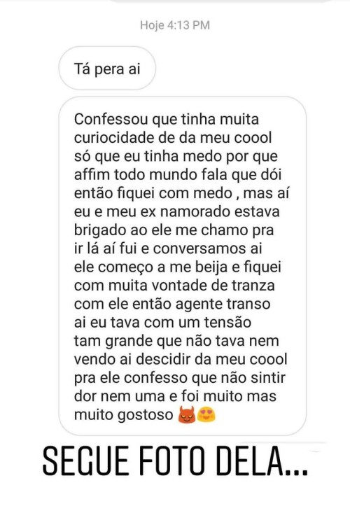 Abri o instagran da minha namorada ontem e olha a conversa dela com uma amiga…