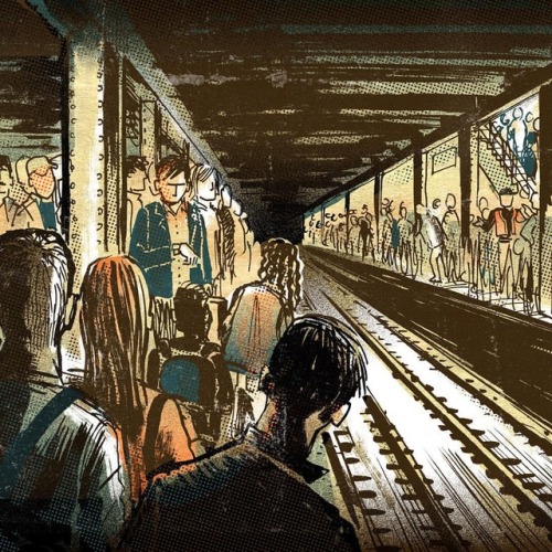 cosmicbeholder:Last week in the @nytimes - about subway troubles. Thanx to AD @jimdatz ! #editorial 