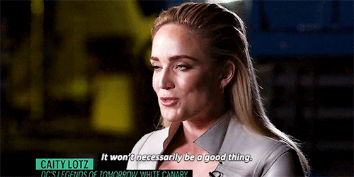 caitygifs:Caity Lotz teases what’s in store for Sara in season 5 of Legends of Tomorrow.