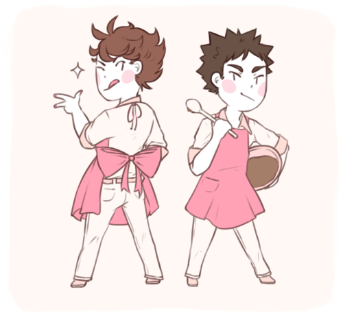 meristem: happy valentines day!!!!!! its a saturday, so iwa chan doesnt have to share oikawa with an