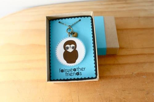 I just released six new necklace designs for my etsy shop, Fairweather Friends! They started with il