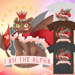 nightowl-94:  nightowl-94:  I AM THE ALPHA So I entered another welovefine contest! I’m still crying over how to train your dragon 2. Please vote/rate for my design here!! if you want, you do have to make an account but it’s completely free!! And