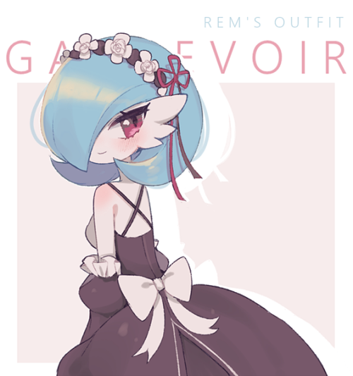 clarevoir: Gardevoir in Rem’s outfit