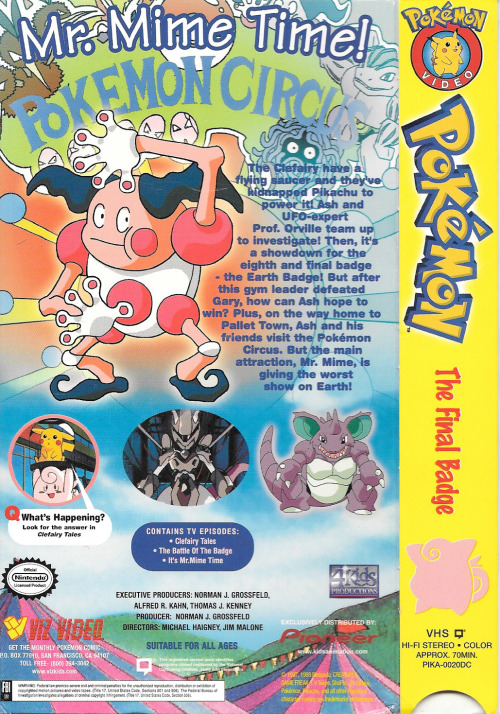 pokescans:  US VHS cover.  porn pictures