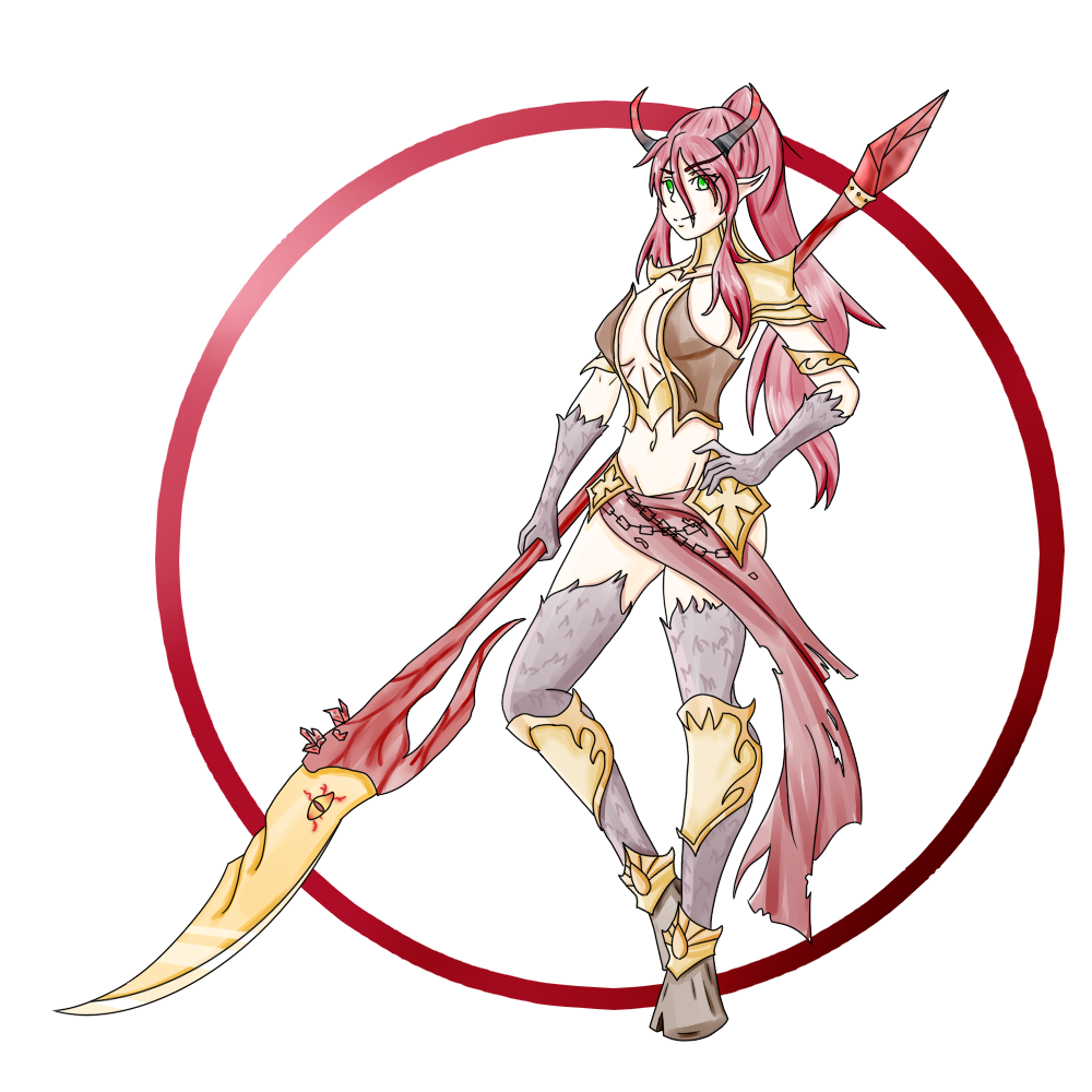 nwdecontact: kingovan:  Demon Pyrrha Happy Halloween   ～（o ｀▽´ )oΨ   