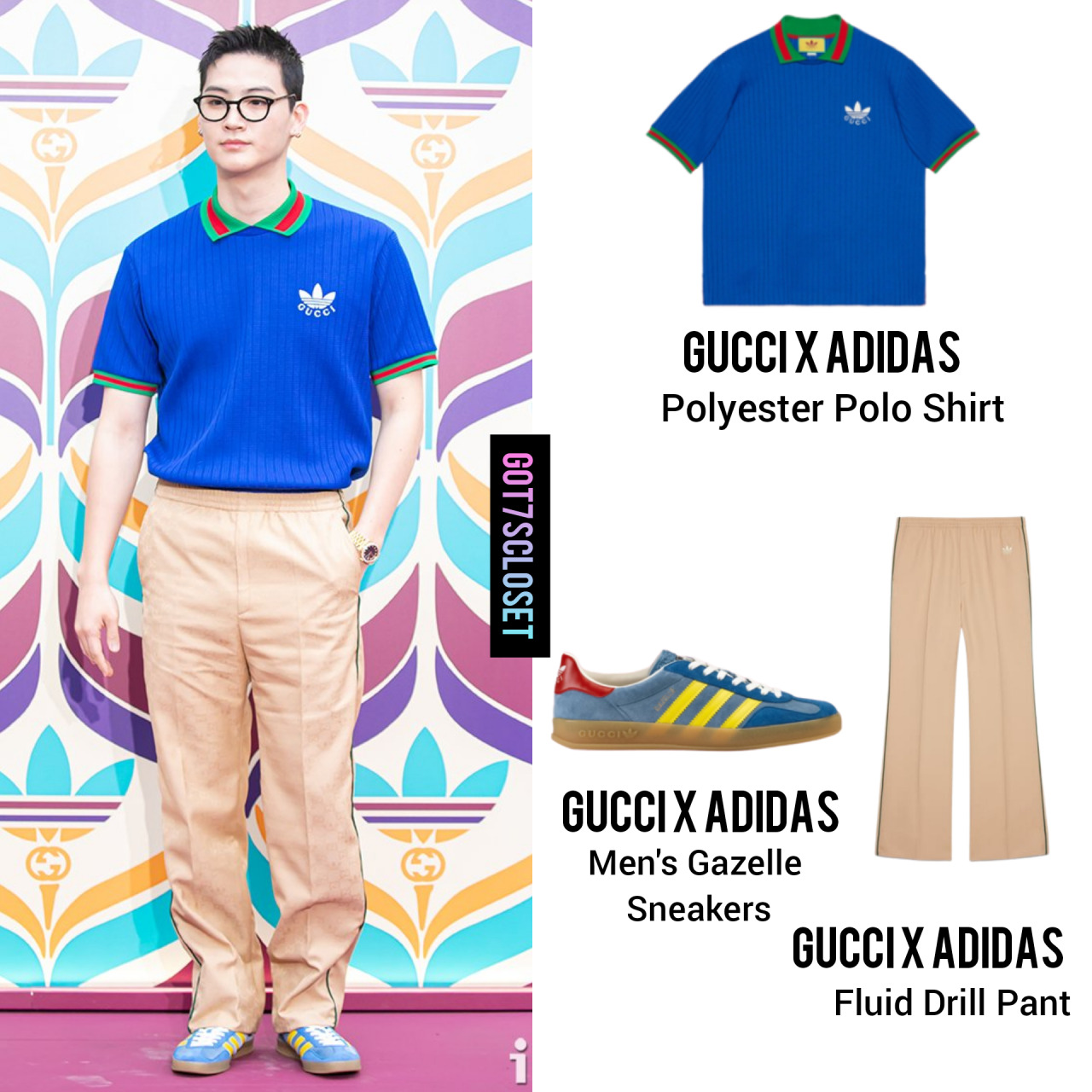 Gucci x Adidas 2022 Graphic Crop Top