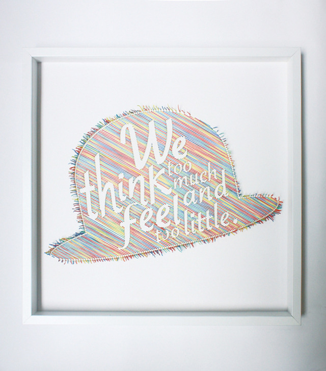 fer1972:  Handmade Typography Artworks by imkf (on tumblr)