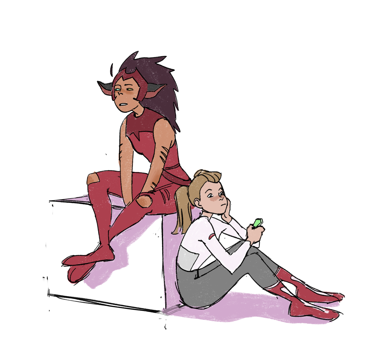 confusedhuman0:  why am i always late to the party so I just started watching she ra!! and yes I am a hardcore shipper of catradora now too!! 