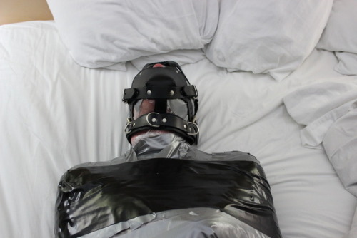 second time being mummified, this time was a mixture of gorilla tape and duct tape. favorite thing a