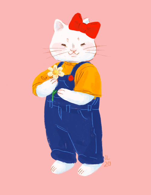 cornflakesdoesart:✿❀✿❀ Hello Kitty, requested for the six fanarts challenge ✿❀✿❀