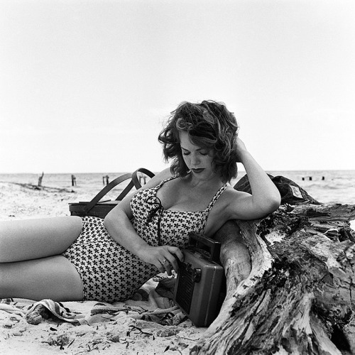 Myrna Weber; Playboy&rsquo;s Playmate of the Month, August 1958; photo by Bunny Yeager.