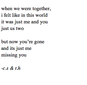 unstrong:  my friend and I wrote something??  