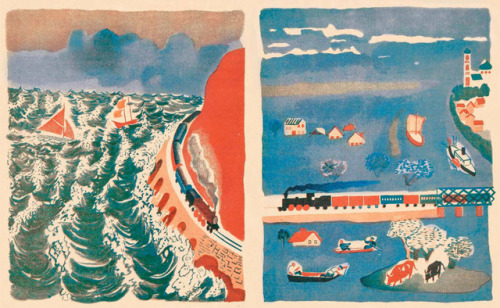 Yermolova, Illustrations for the Russian children’s book A Train