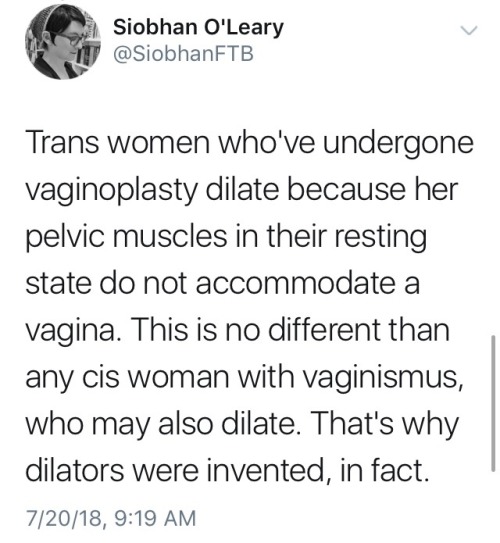 transgirlpinup: seranine: “scratch a transphobe and a misogynist bleeds” siobhan o'leary