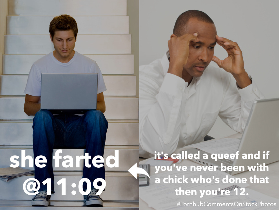 Pornhub Comments On Stock Photos