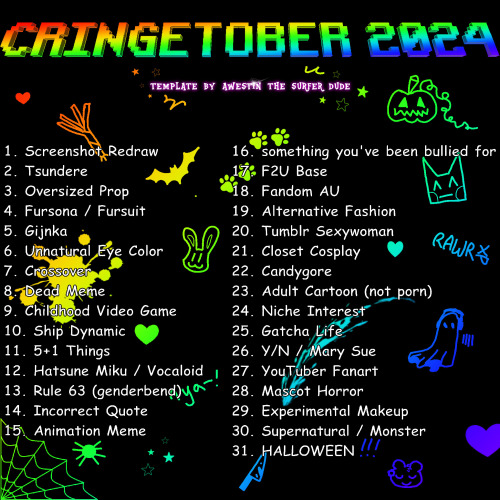 Cringetober Day 4: Fursona