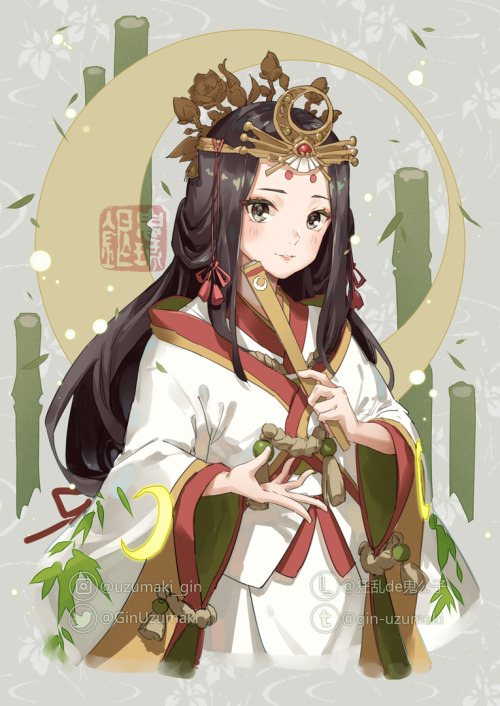 kaguya hime for my game buddy.