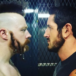 unstablexbalor:  wwe: Can #MrMITB @wwesheamus and #KingOfTheRing @wadebarrett exist as teammates? Find on now on #RAW!   Just kiss already&hellip;.please?!! 