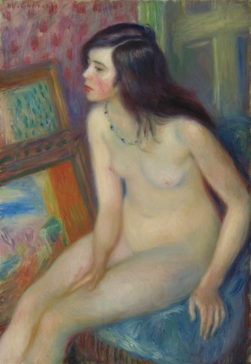 colourthysoul: William J. Glackens - Temple Gold Medal Nude (1924)