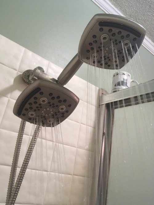 New shower head for double the pleasure 