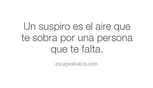 Escape al vací­o