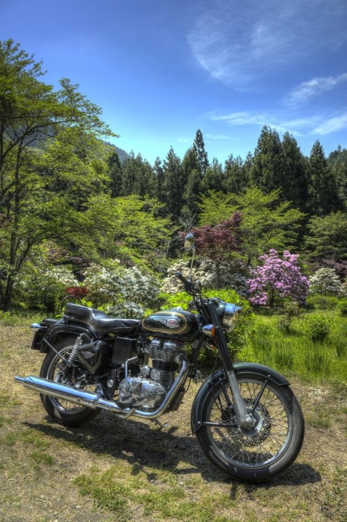 2018/04/22 :: 右平 花園の里にてRICOH GR道中、狭いし未舗装もあるしでバイクは自分だけ…