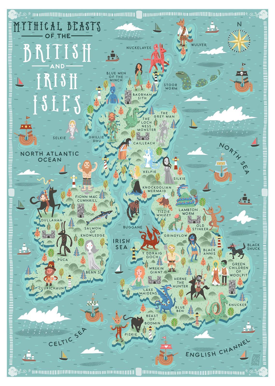 Mythical Beasts of the British and Irish Isles.
by Neil Parkinson