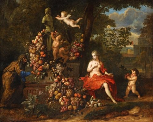 Vertumnus and Pomona (Allegory of Autumn), Jan Pauwel Gillemans the Younger (1651-1704)
