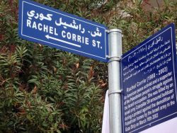 fuckyeahmarxismleninism:  Rachel Corrie Street in Ramallah City. Via Team Palestina