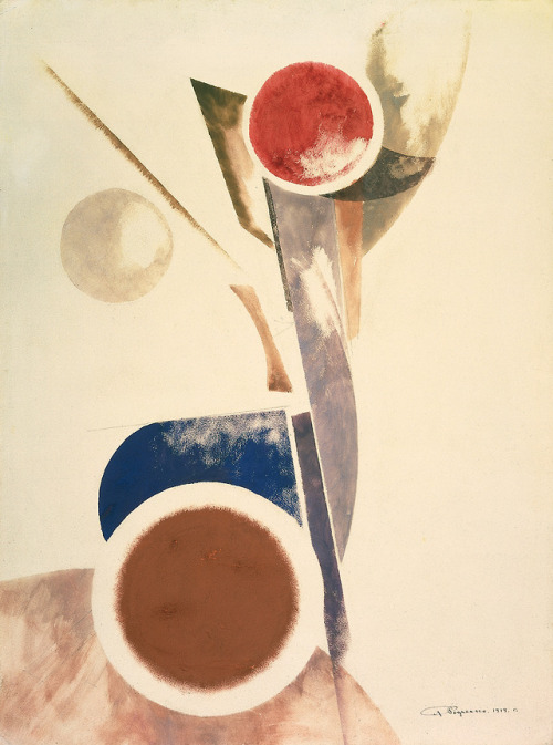 theegoist:
“Alexander Rodchenko (Russian, 1891-1956) - Non-objective composition, Gouache on paper, 49.0 × 34.5 cm (1919)
”