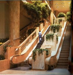 palmvaults: 1976 Mall Escalator via Jeremy