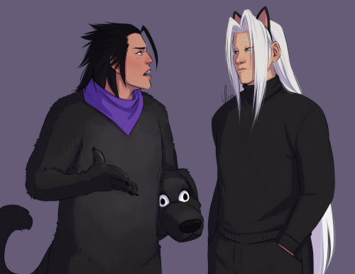 Patreon reward of Zack and Sephiroth! Zack is extremely offended by the lack of commitment to their 