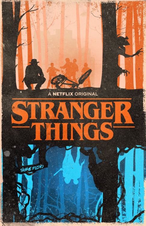 levelfivelaserlotus:Check out these amazing fan posters for Stranger Things! I’m saving all th