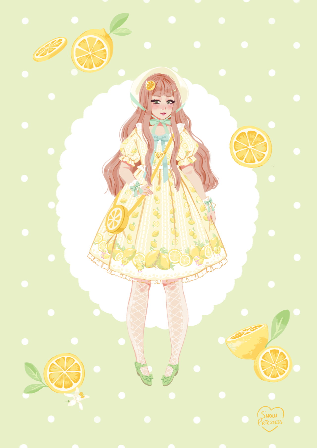 Snow Priestess — ♥ Fruity Lemon - Angelic Pretty ♥ (commission)