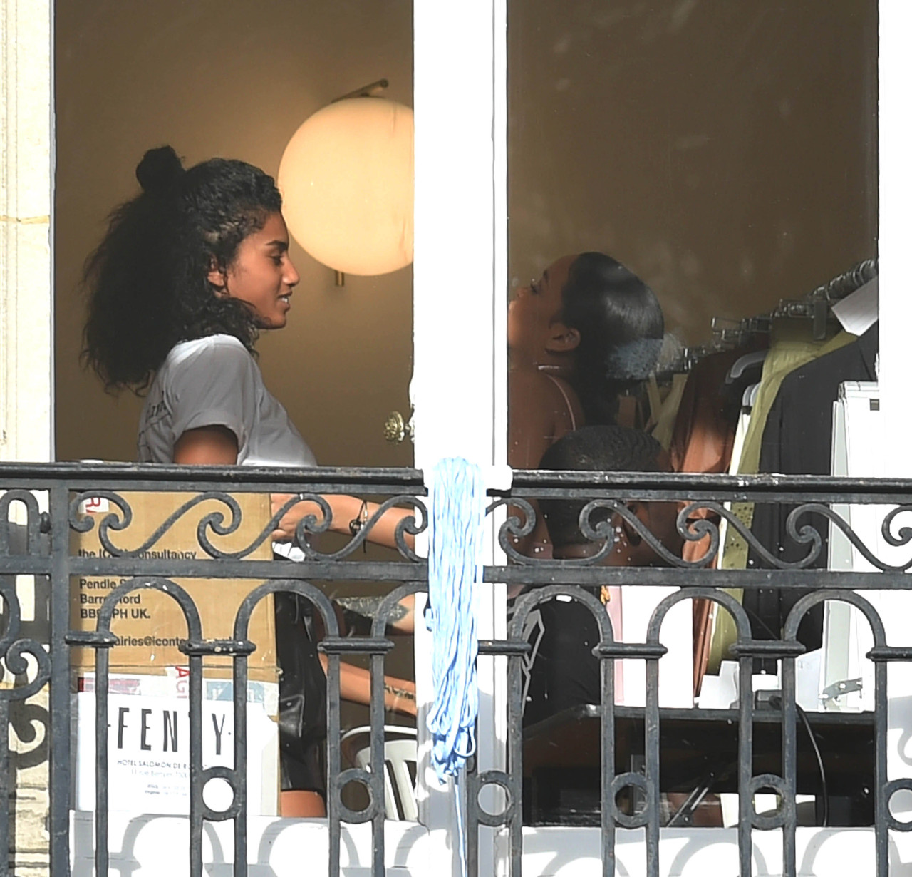 driflloon:  imaan hamaam and rihanna in paris 