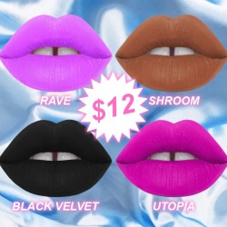 limecrime:  Don’t miss out! These Velvetines