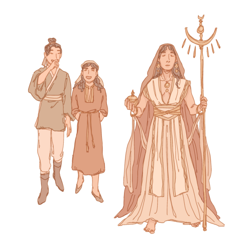 Been reading TGCF and Xiao Pei and Banyue have the potential for a lot of good outfits