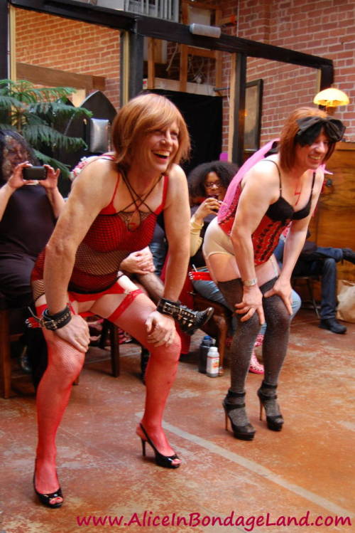 The Humbler Obstacle Course at this year’s CBT Olympics was quite a challenge for the competitors (especially in high heels)!  http://www.aliceinbondageland.com - movies putting FUN back into FemDom!!!