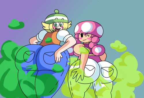 yoshizilla-rhedosaurus:Pokemon’s Farting Bianca and Toadette farting by BrappyCatty shows how 