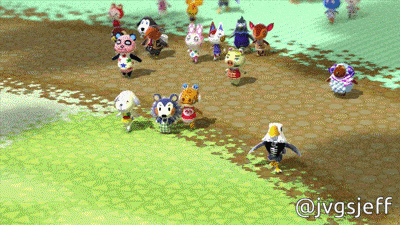 jvgsjeff: Animal Crossing fans running back like
