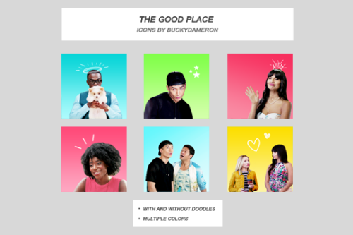 buckydameron:includes 30 new  “the good place” season 3 icons200x200pxcredit not required, but pleas