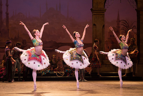 yoiness:Jenna Lee, Jia Zhang and Marize Fumero as Odalisques in English National