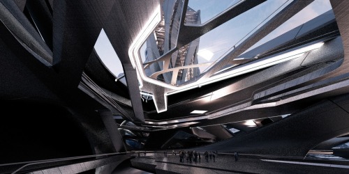 cubebreaker:Sergiu-Radu Pop designed the Transformable Antarctic Research Facility to mimic its jagg