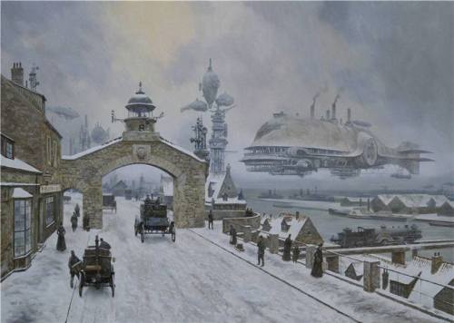 steampunktendencies:  Latest painting by Vadim Voitekhovitch 