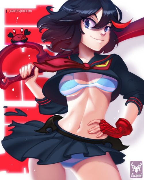 foxilumi: Ryuko from Kill la Kill  ~~~ www.patreon.com/Foxilumi gumroad.com/foxilumi