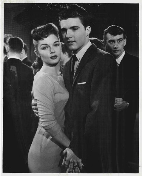 Luana Patten and Ricky Nelson in “The Adventures of Ozzie and Harriet” (1952–1966)