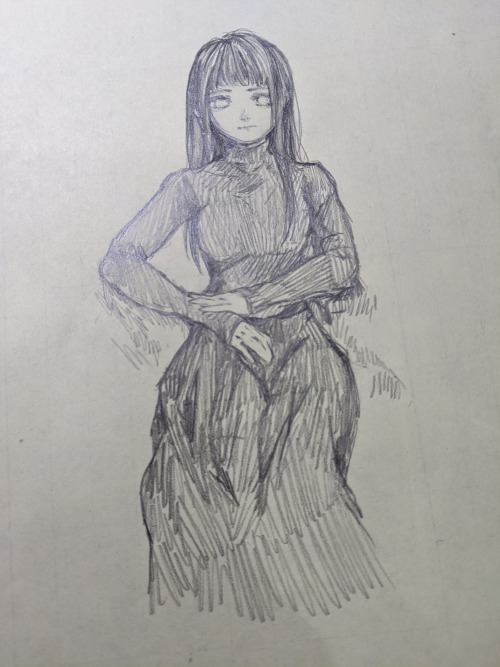 weeeeeiii:Yesterday just after I drew a new ver. Hinata from my old doodle… some weird ideas hit me 