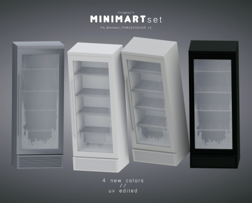 Minimart Set | Tinkle Cooler Version 3Hello my dears! I got a few requests to recolor the cooler fro