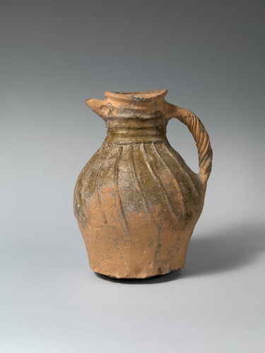 Jug with twisted handle, late 13th century, Metropolitan Museum of Art: CloistersThe Cloisters Colle